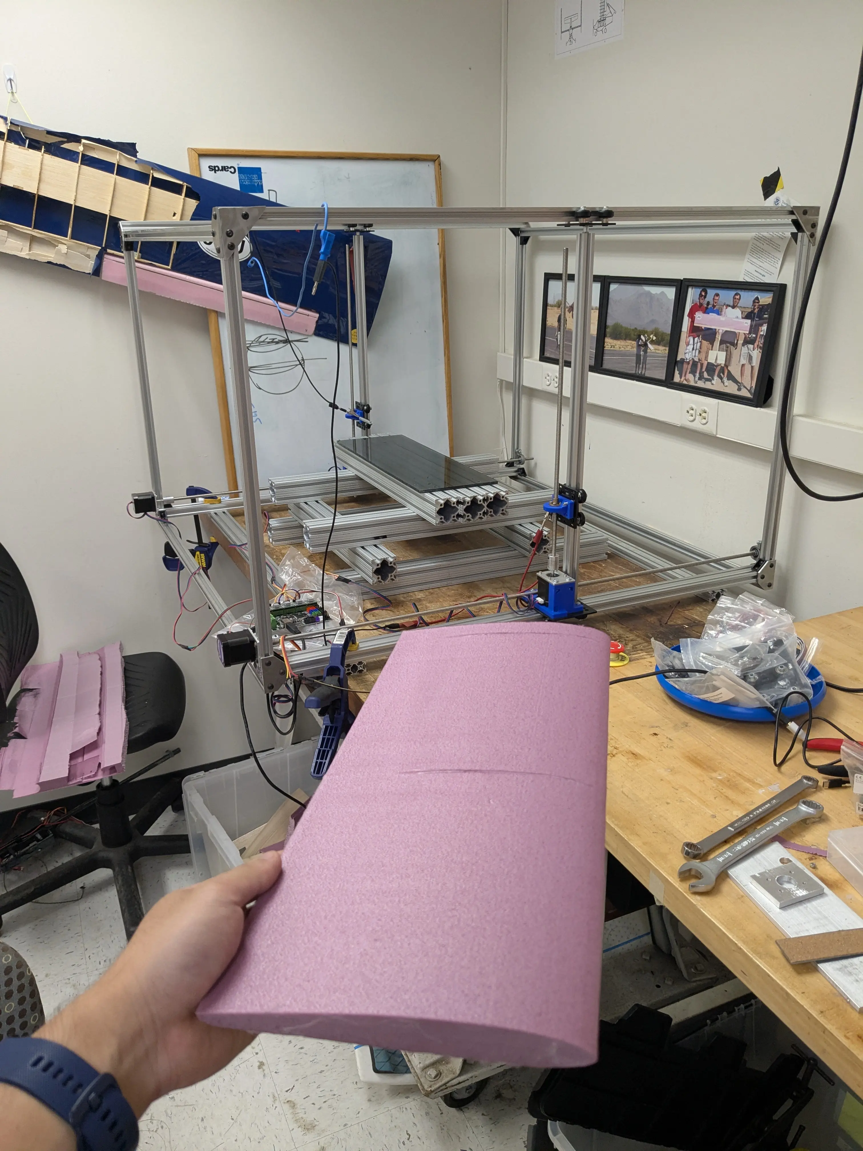 Custom CNC hot wire cutter